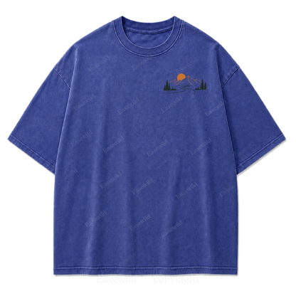 The Open Road Washed Print Tee