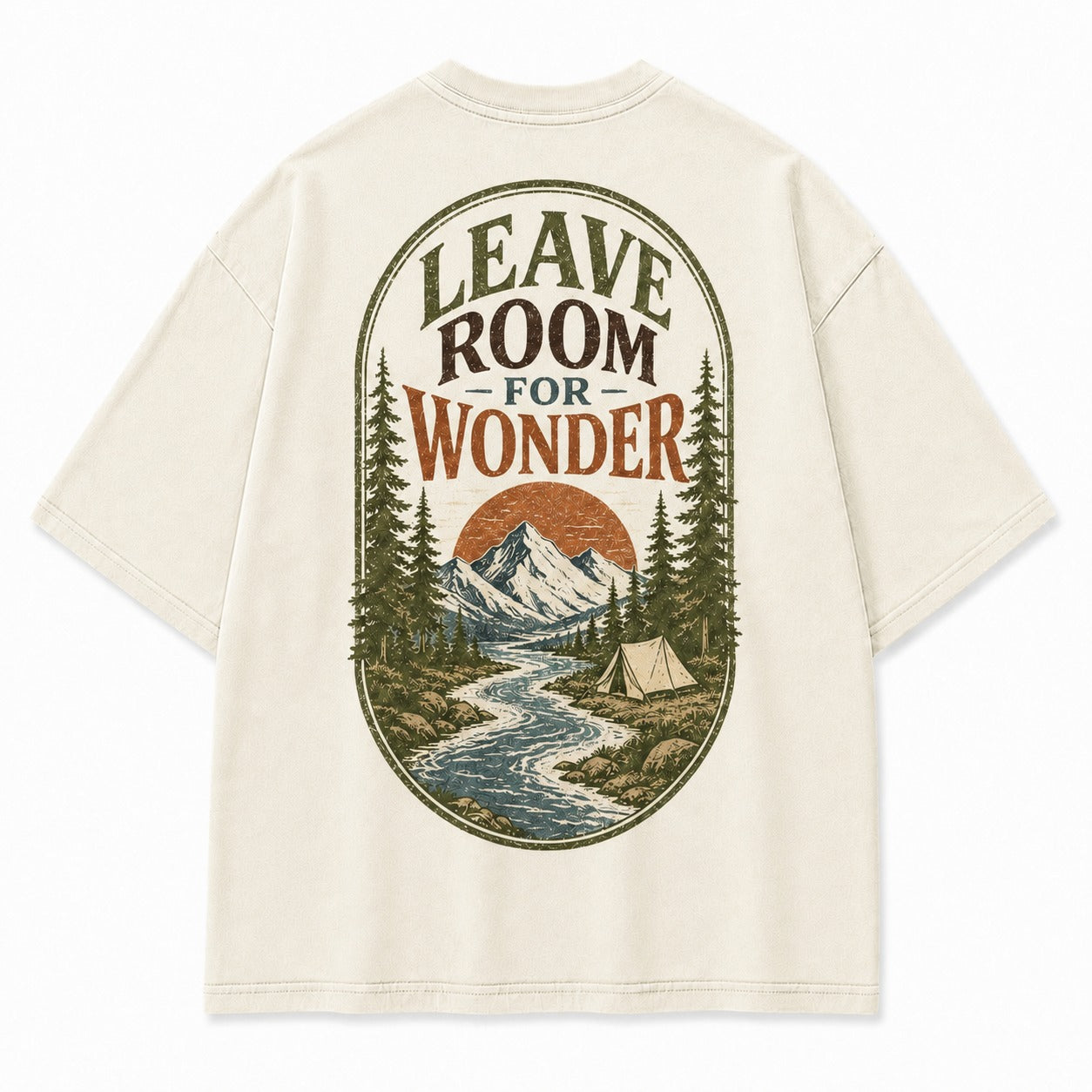 T-Shirt mit Aufschrift "Leave Room for Wonder"