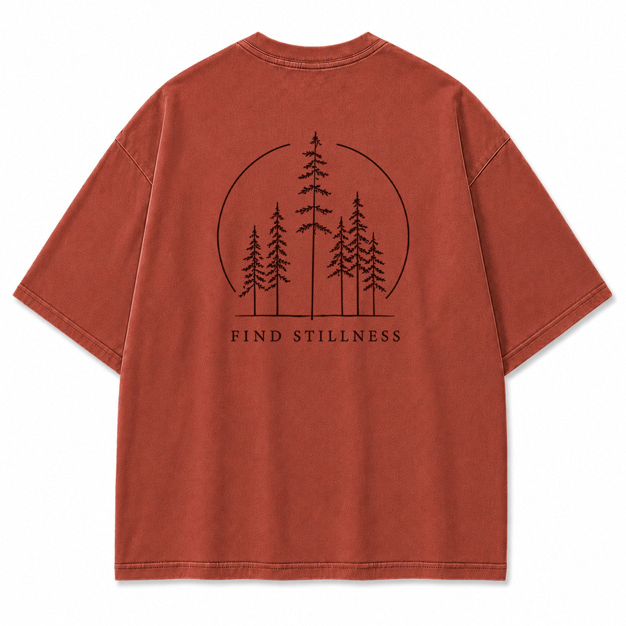 Find Stillness Pine Forest Graphic T-Shirt