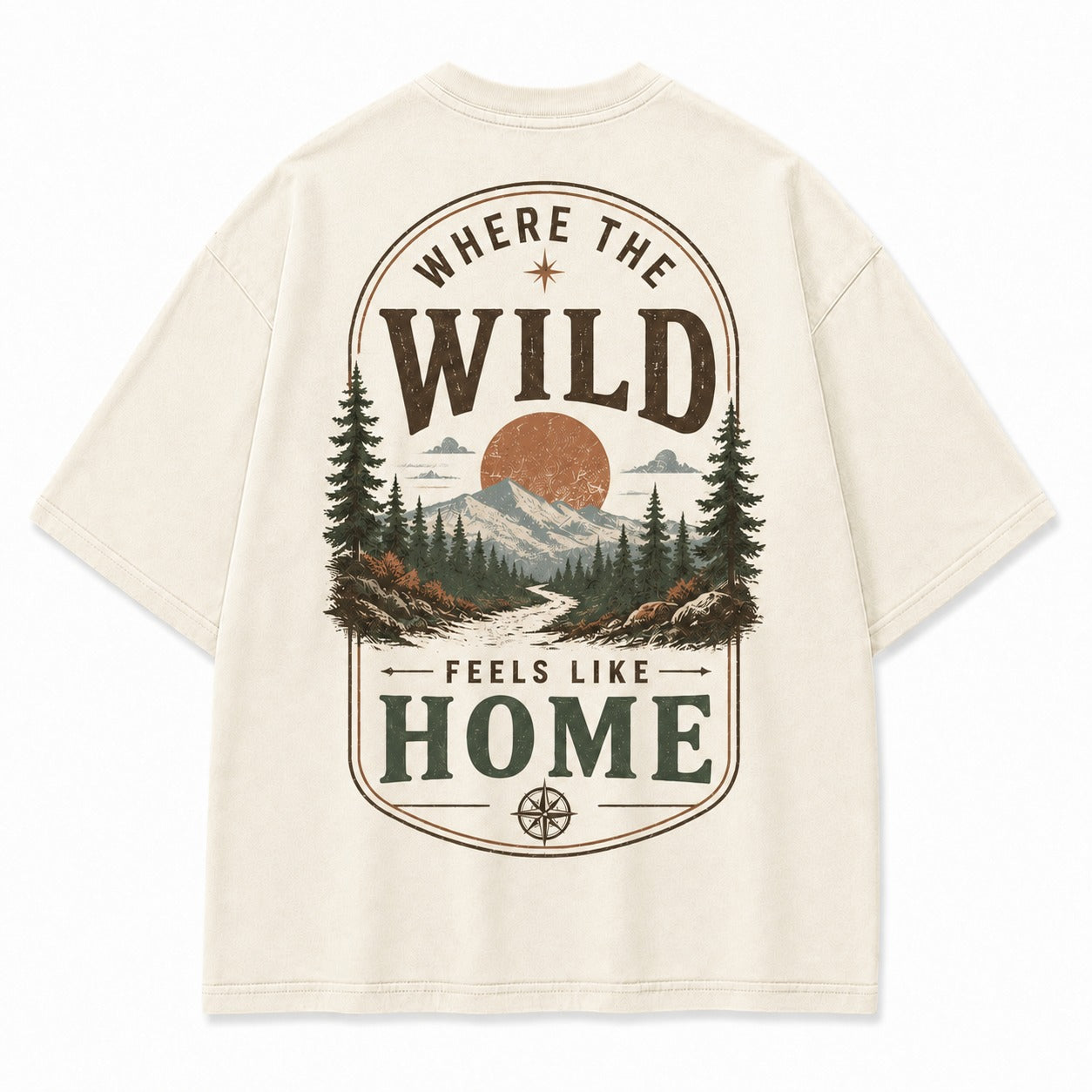 Where the Wild Feels Like Home Washed T-Shirt