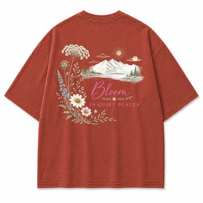 Bloom in Quiet Places Graphic T-Shirt
