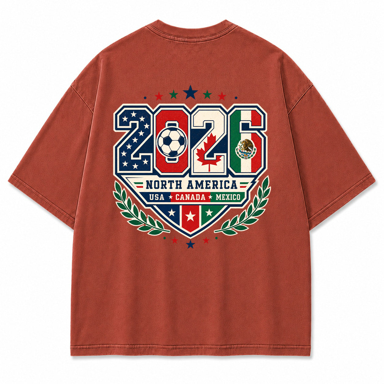 2026 North America Football Graphic T-Shirt