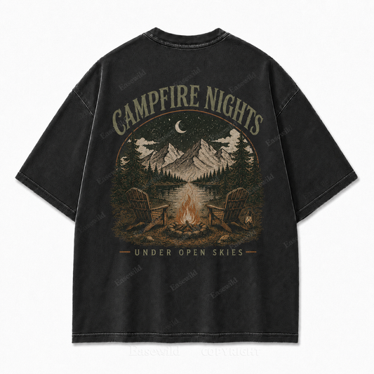 Under Open Skies Campfire Nights Graphic Tee