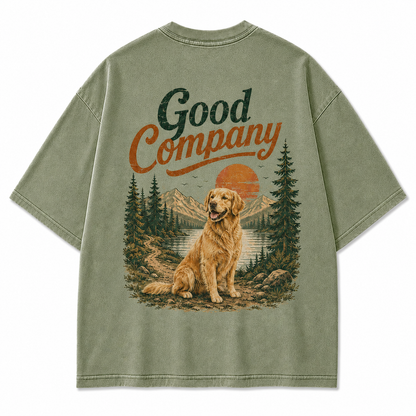 Where Good Company Comes with Four Paws Tee