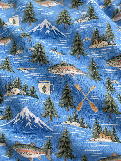 Mountain Lake Fishing Polo