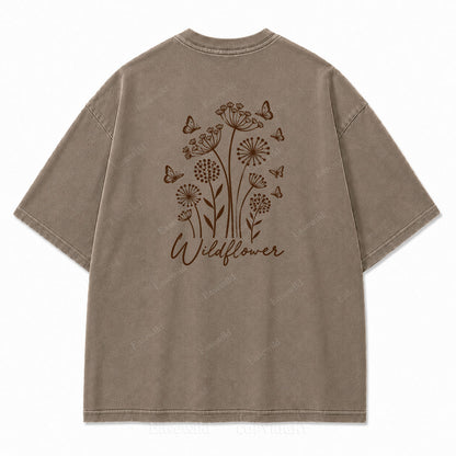 Wildflower Washed Print Tee