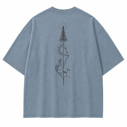 Forest Ocean Balance Graphic T-Shirt