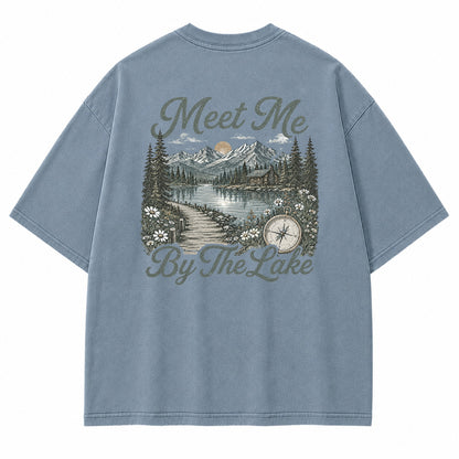 Meet Me By The Lake Graphic T-Shirt