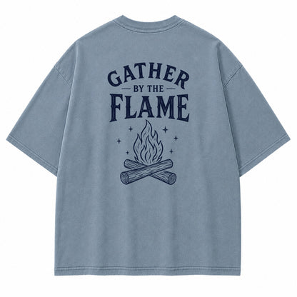Gather by the Flame Graphic T-Shirt