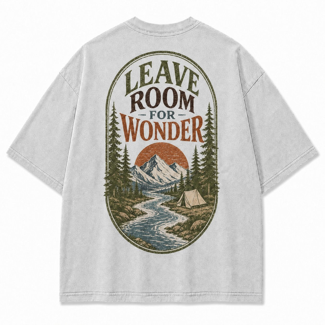 T-Shirt mit Aufschrift "Leave Room for Wonder"