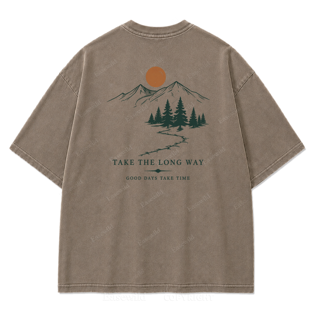 Take the Long Way Print Tee
