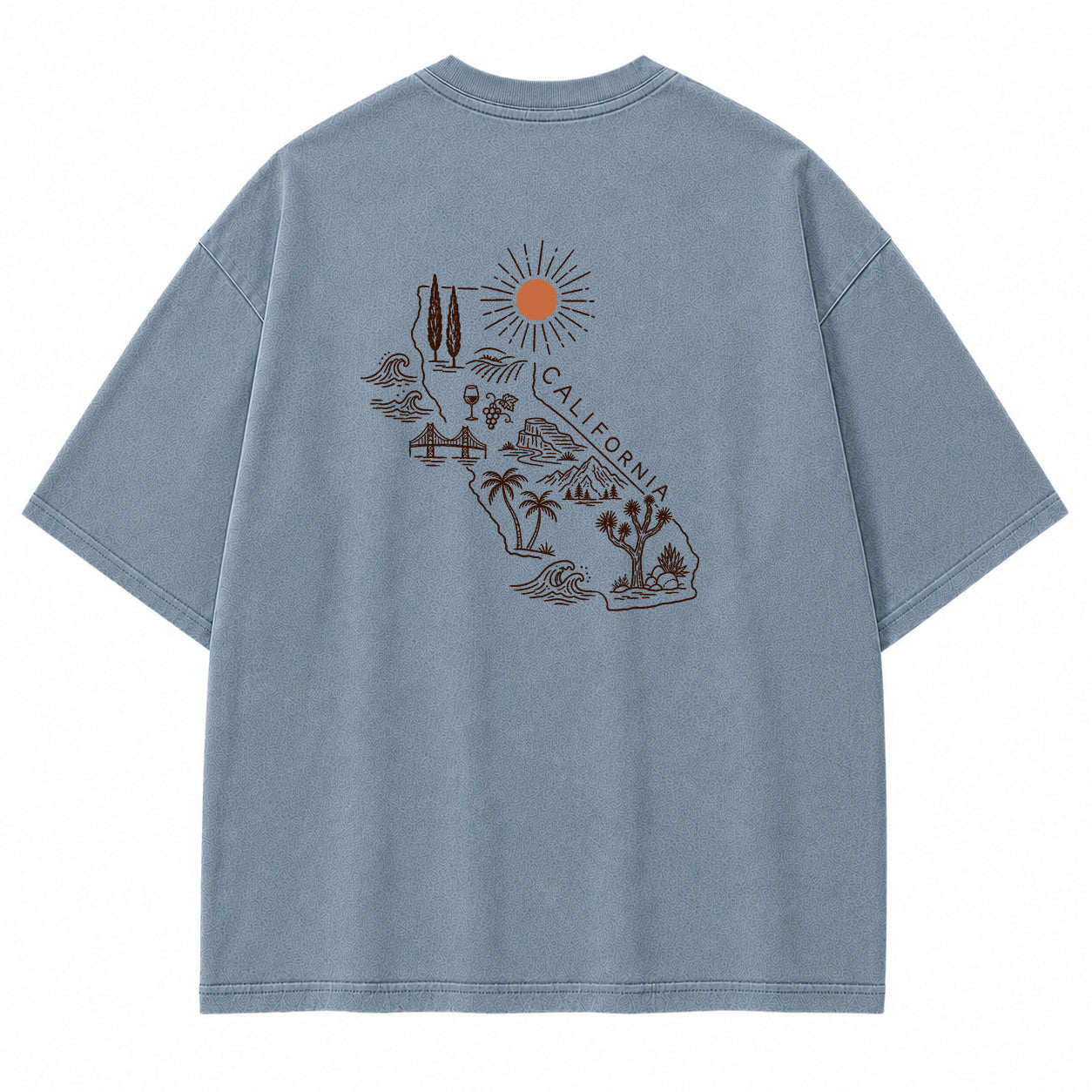 California State Outline Graphic T-Shirt