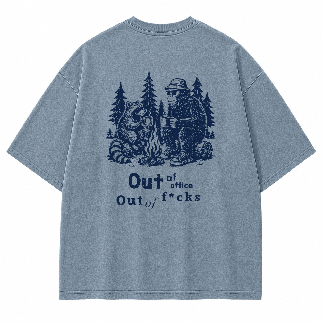 Out of Office Campfire Graphic T-Shirt