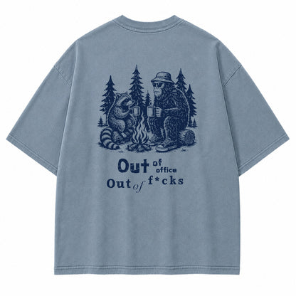 Out of Office Campfire Graphic T-Shirt