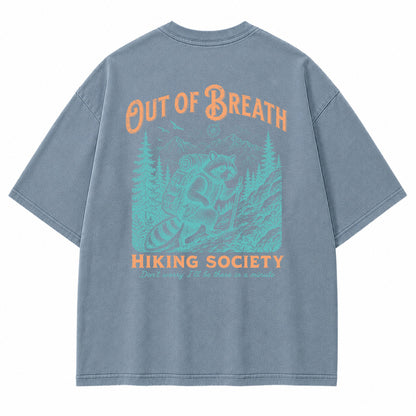 Out of Breath Hiking Society Graphic T-Shirt