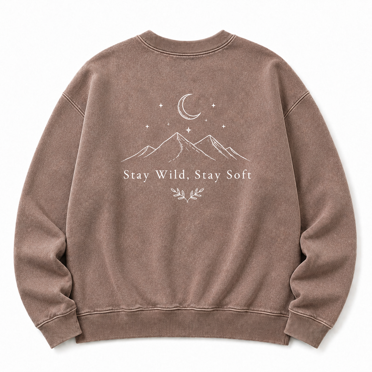Stay Wild Stay Soft Washed Graphic Sweatshirt