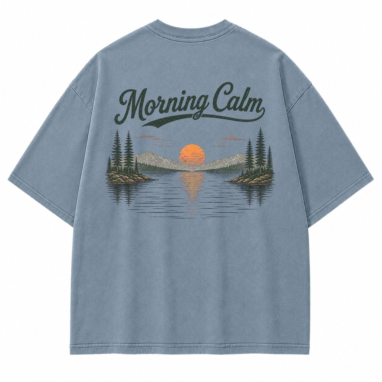 Morning Calm Lake Graphic T-Shirt