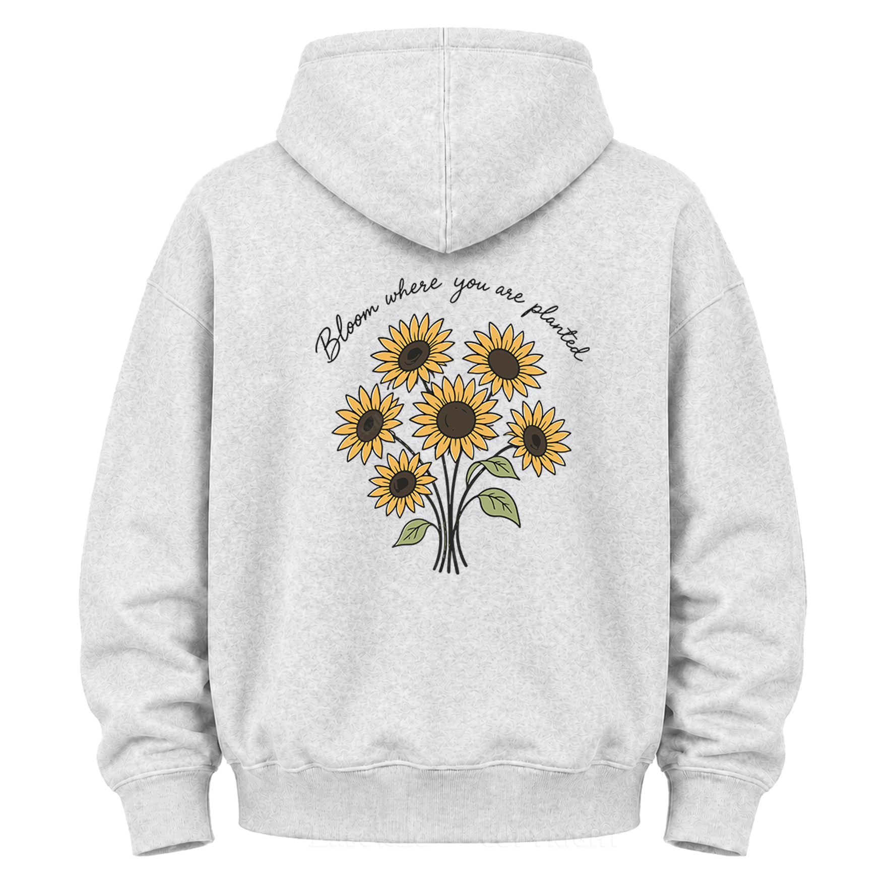 Bloom Where You Are Planted Graphic Hoodie