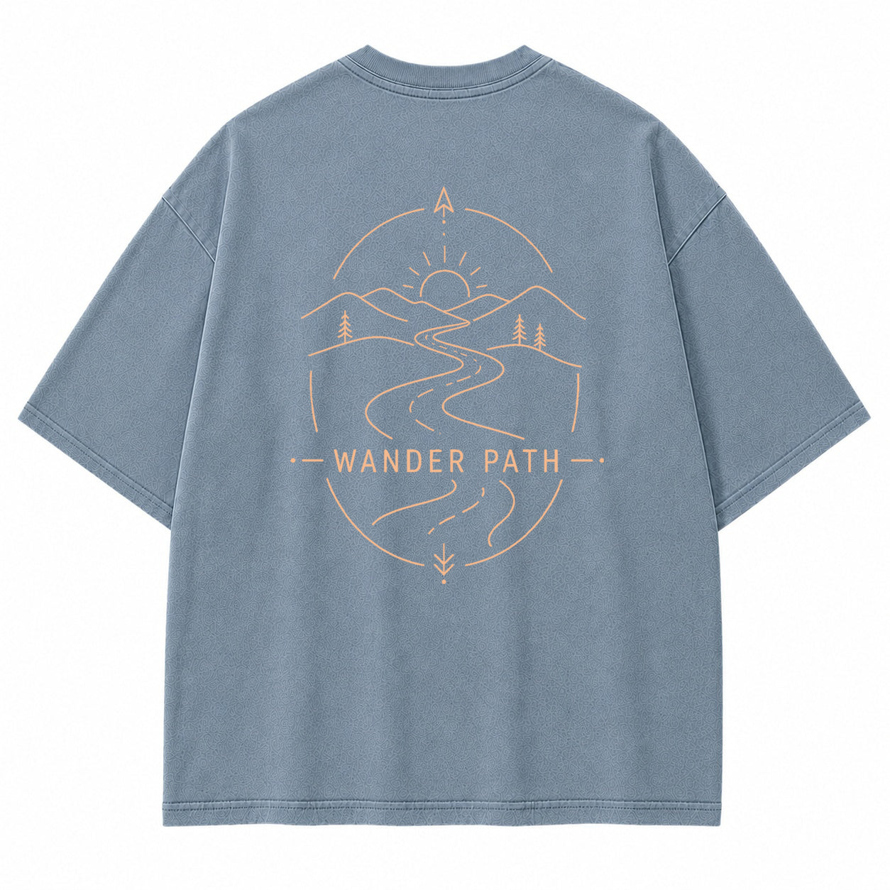Wander Path Minimal Graphic T-Shirt