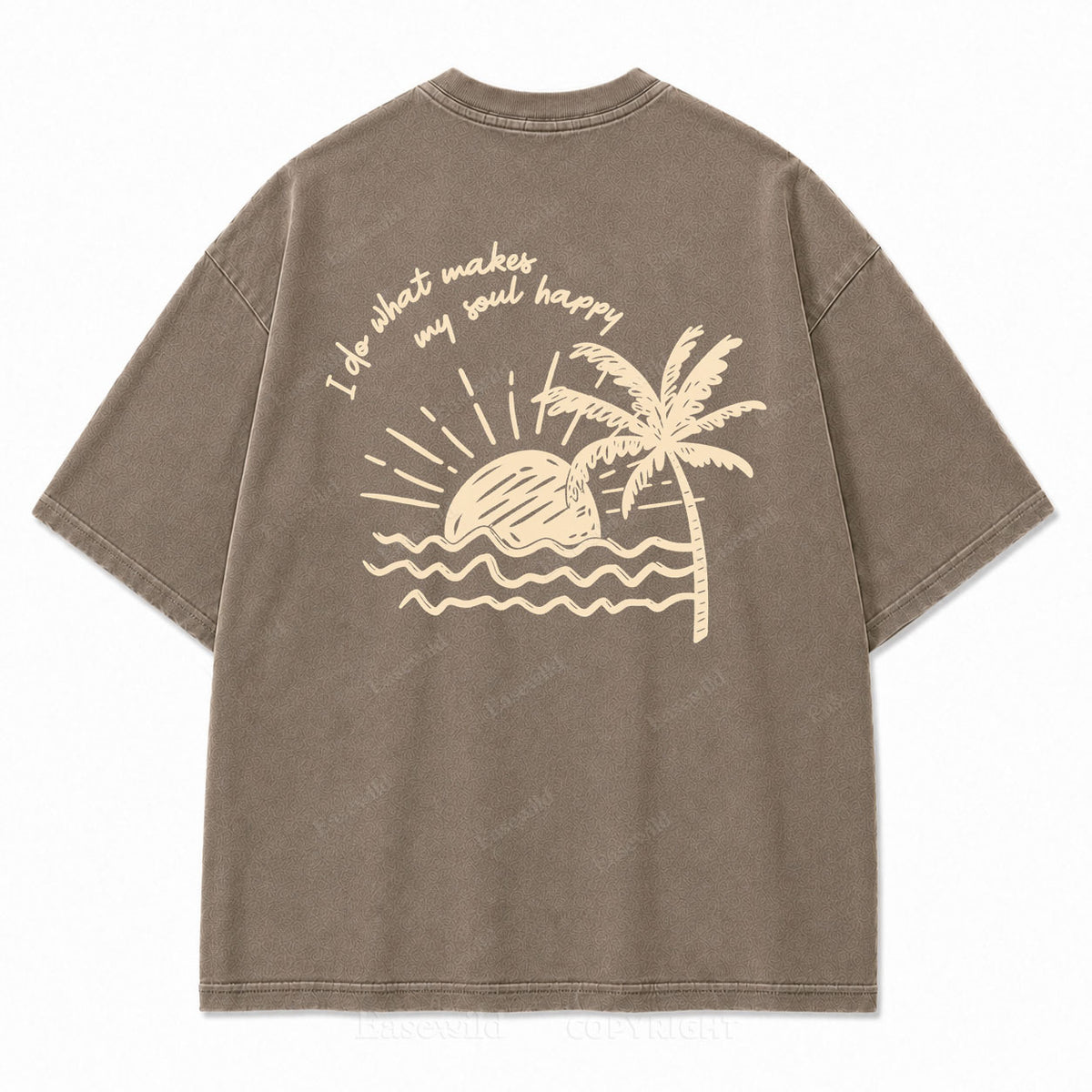 Walk By Faith Not By Sight Washed Graphic Tee