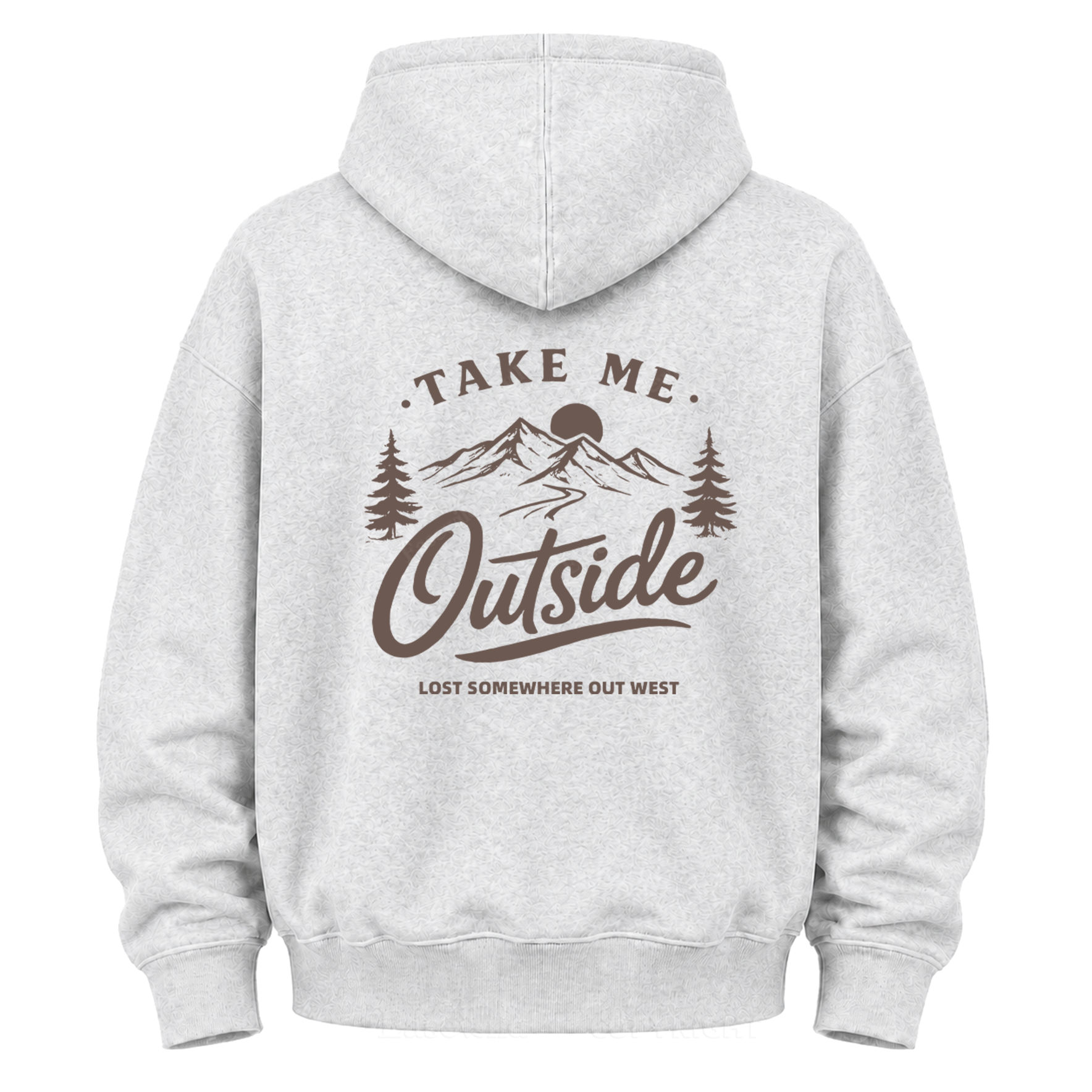 Take Me Outside Out West Grafik-Kapuzenpullover