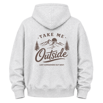 Take Me Outside Out West Grafik-Kapuzenpullover