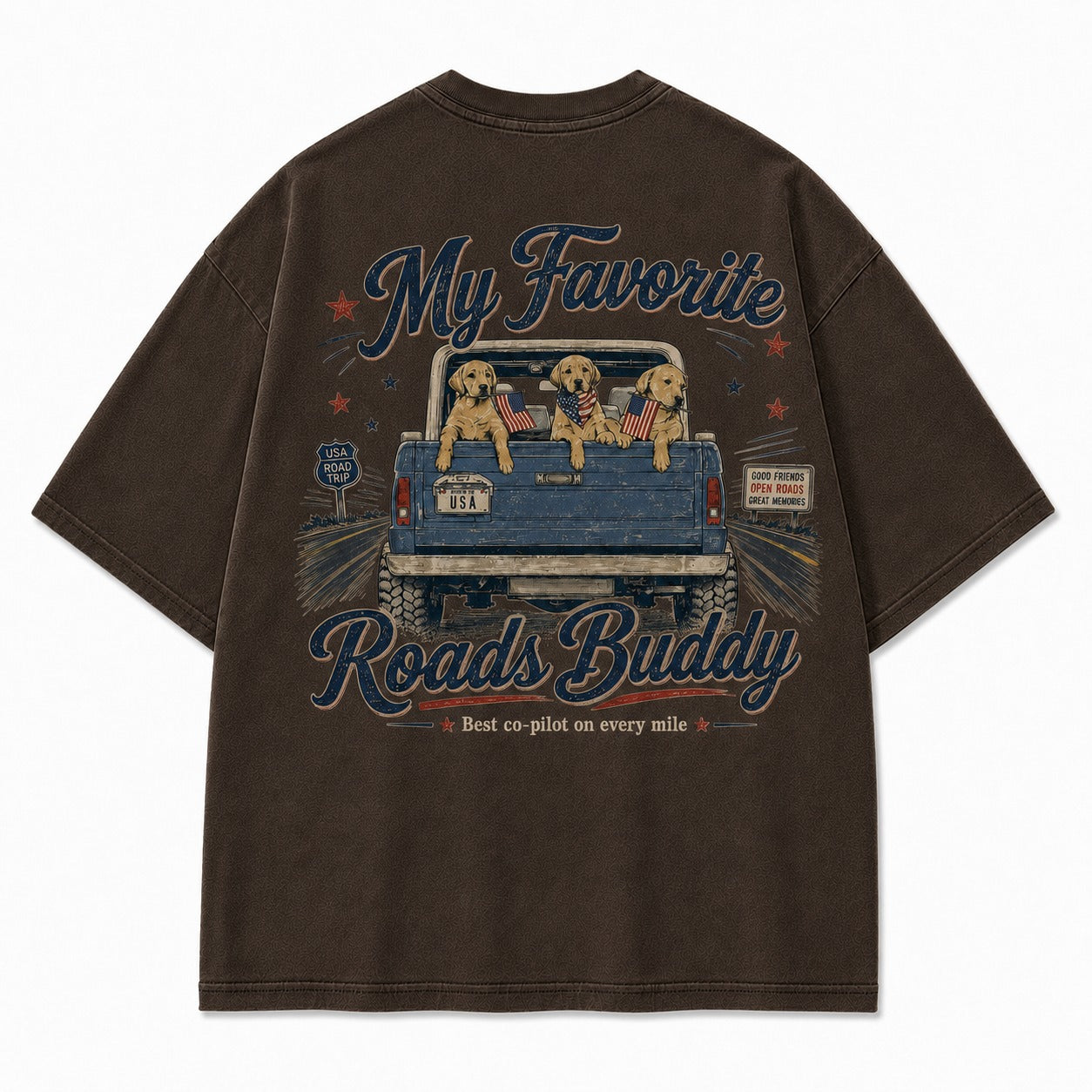Favorite Road Buddy Graphic Tee
