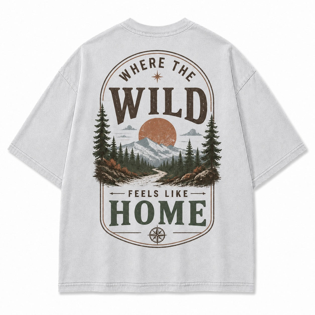 Where the Wild Feels Like Home Washed T-Shirt