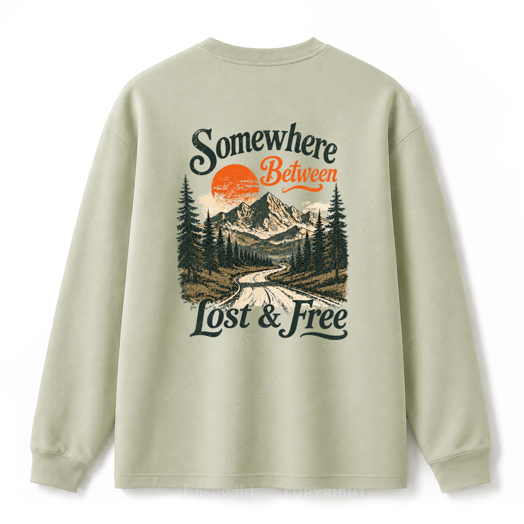 Somewhere Between Lost & Free Long Sleeve Tee