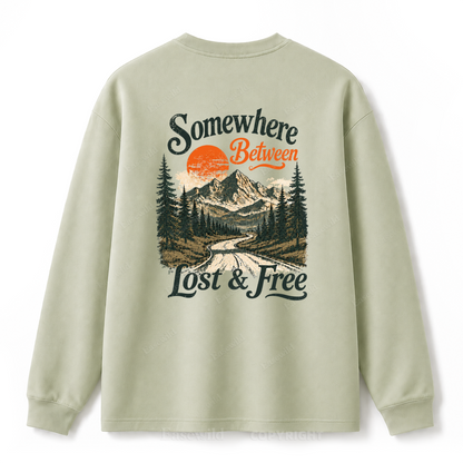 Somewhere Between Lost & Free Long Sleeve Tee