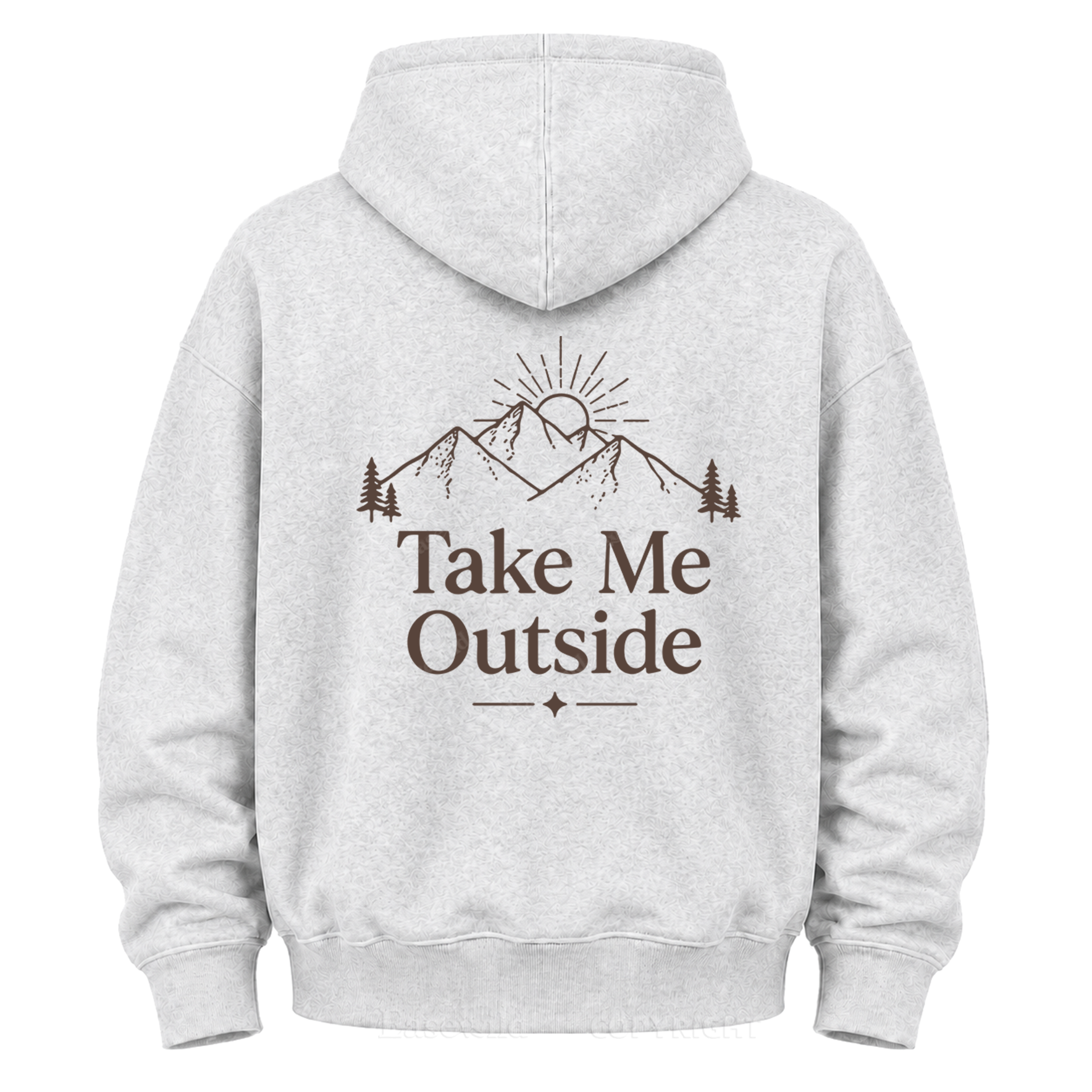 Take Me Outside Mountain Grafik-Kapuzenpullover