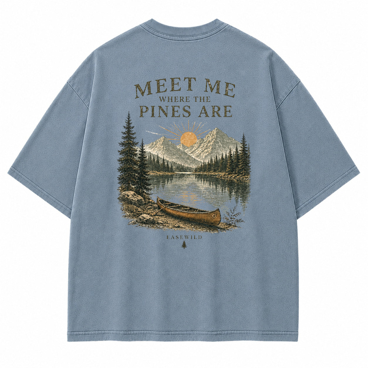 Pine Lake Escape Grafik-T-Shirt