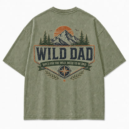 Wild Dad Adventure Washed T-Shirt