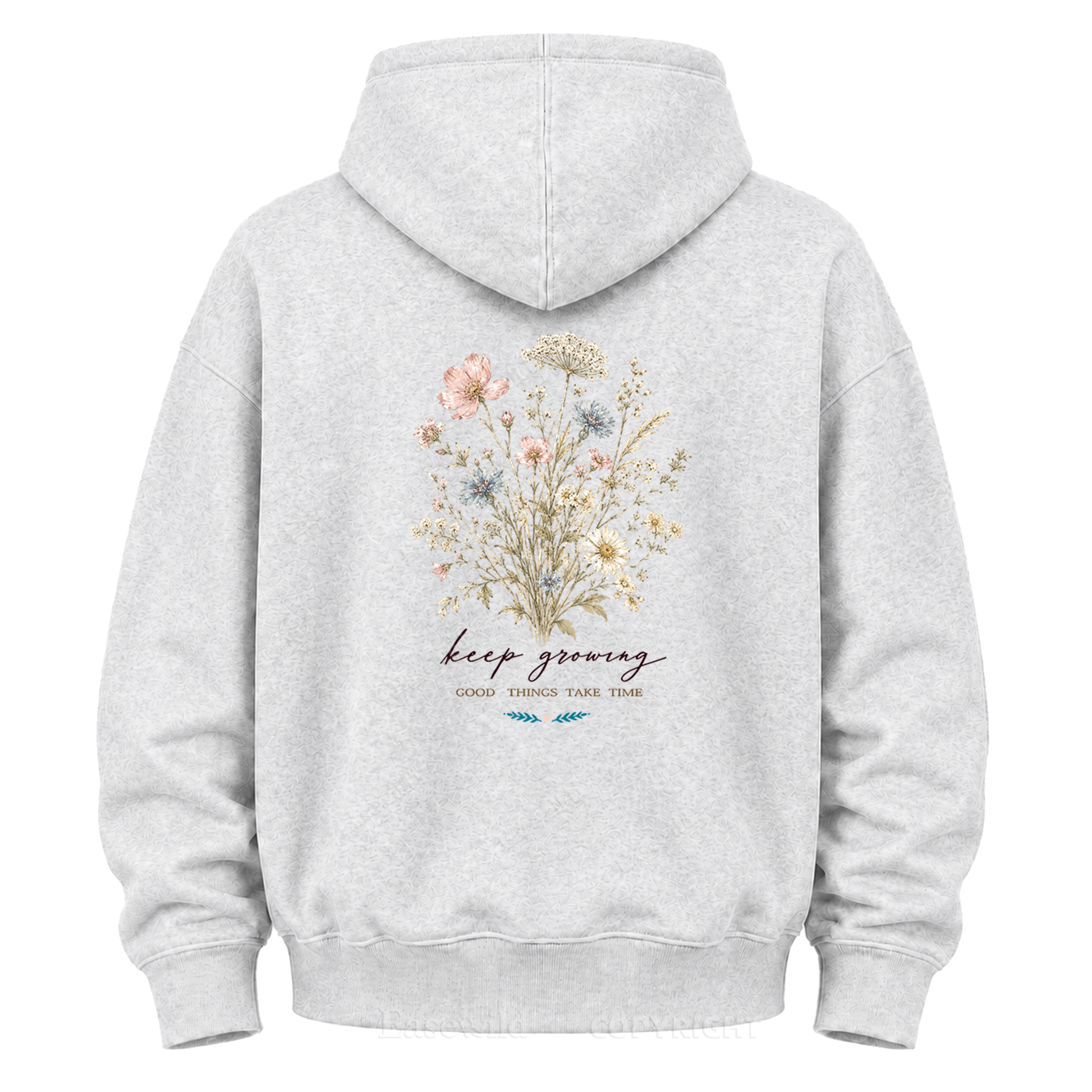 Keep Growing Wildflower Graphic Hoodie
