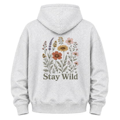 Stay Wild Wildflower Graphic Hoodie