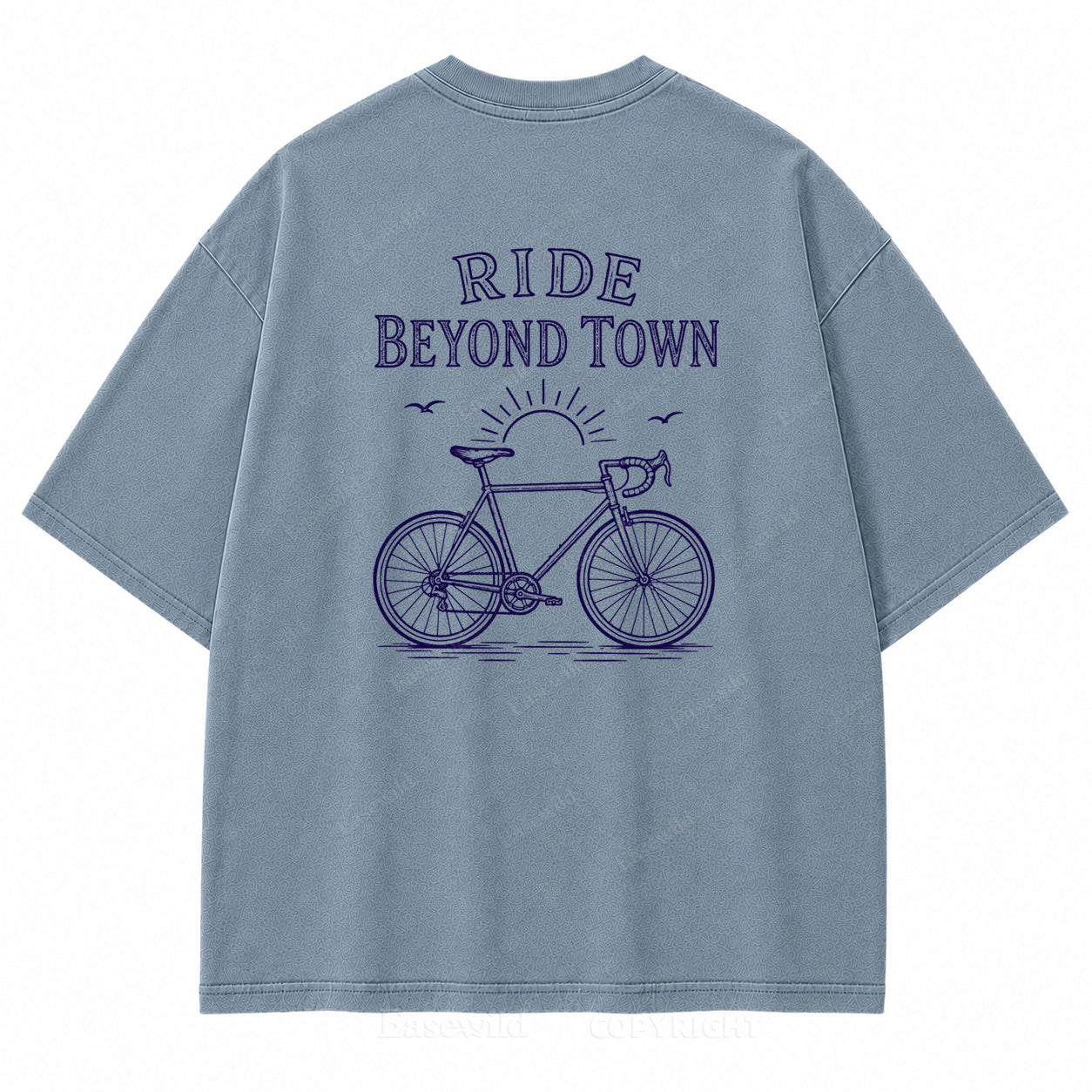 Ride Beyond Town Graphic Back Print Tee