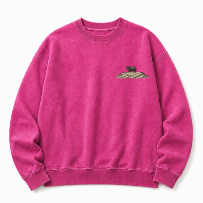 Yellowstone National Park Washed Graphic Sweatshirt