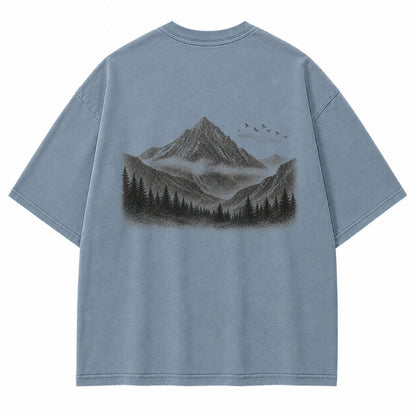 Above the Valley Mountain Peak Graphic T-Shirt