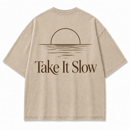 Still Water, Slow Days Tee