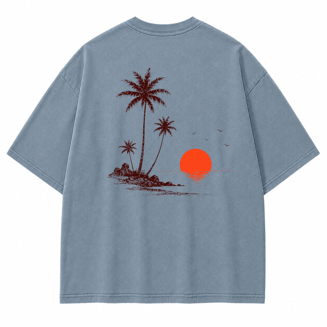 Sunset Shore Palm Island Graphic T-Shirt