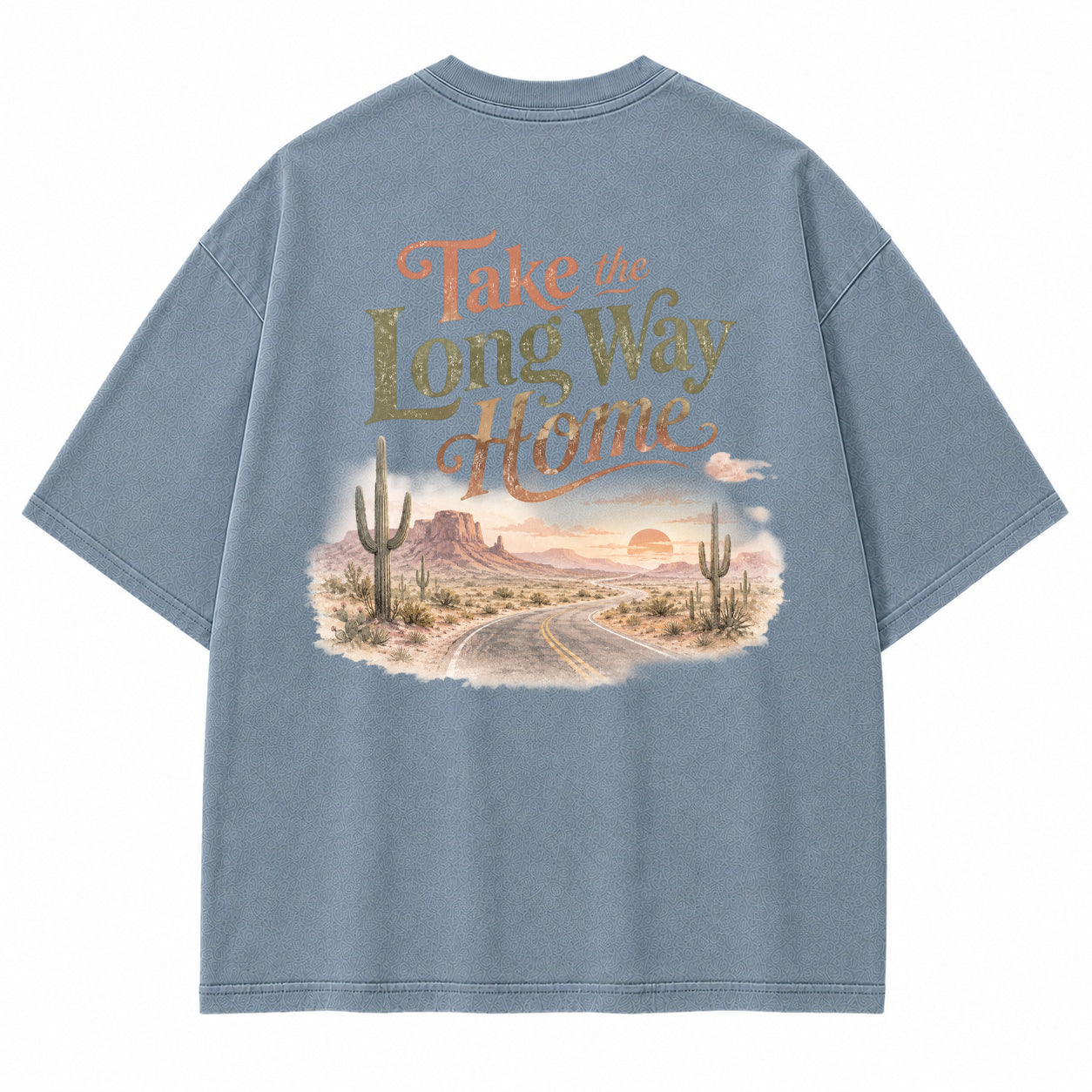 Take the Long Way Home Desert Graphic T-Shirt