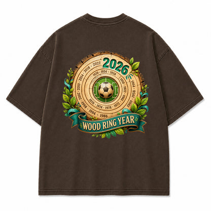 Wood Ring Year 2026 Vintage Graphic T-Shirt
