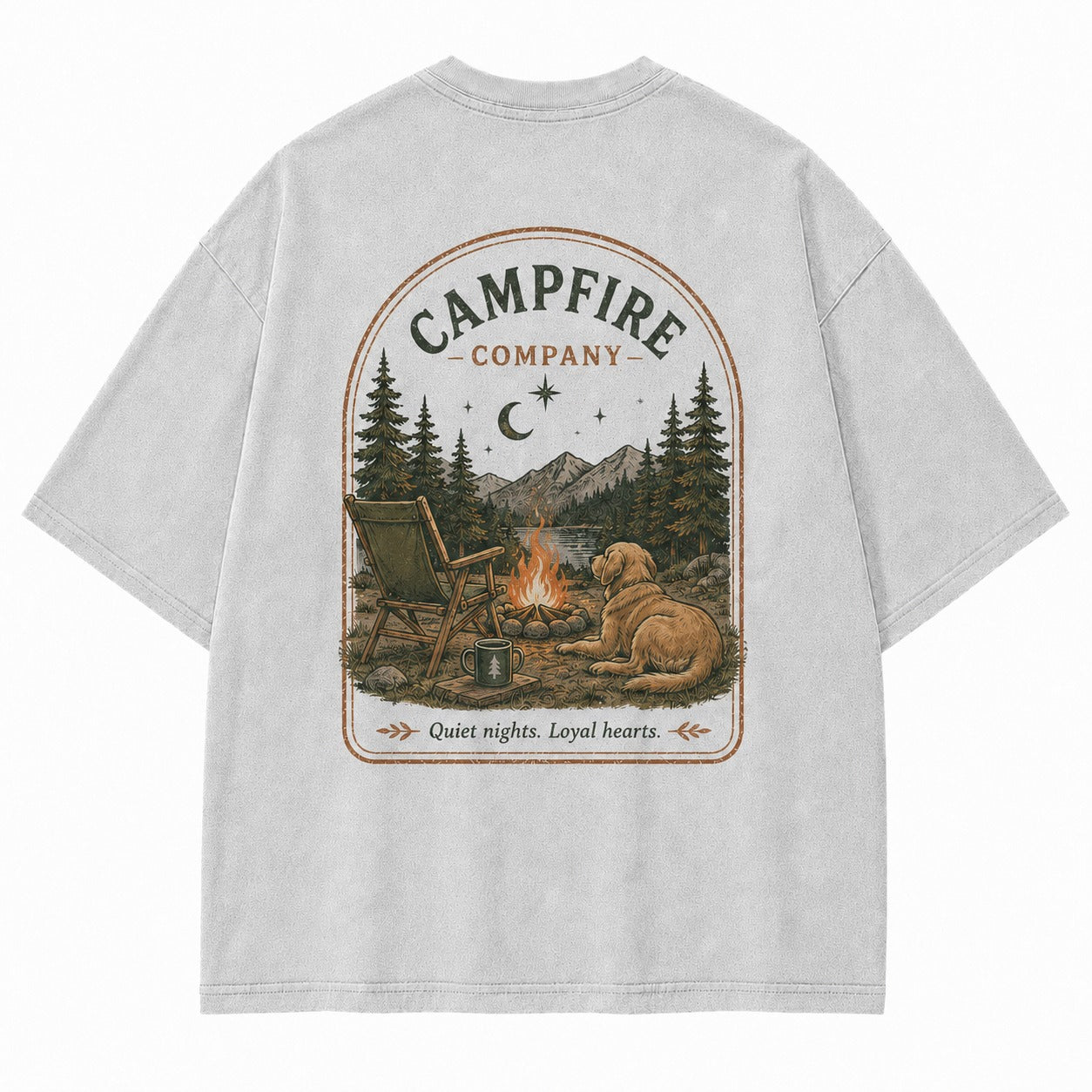 Campfire Company Dog Washed T-Shirt