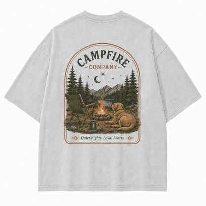 Campfire Company Dog Washed T-Shirt