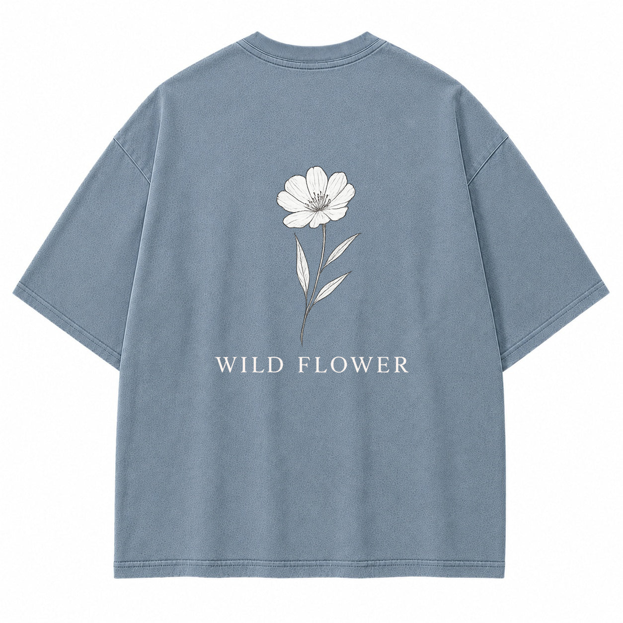 Wild Flower Line Art Graphic T-Shirt