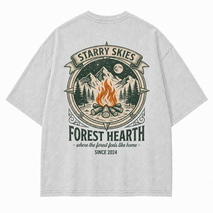 Forest Hearth Campfire Graphic Tee