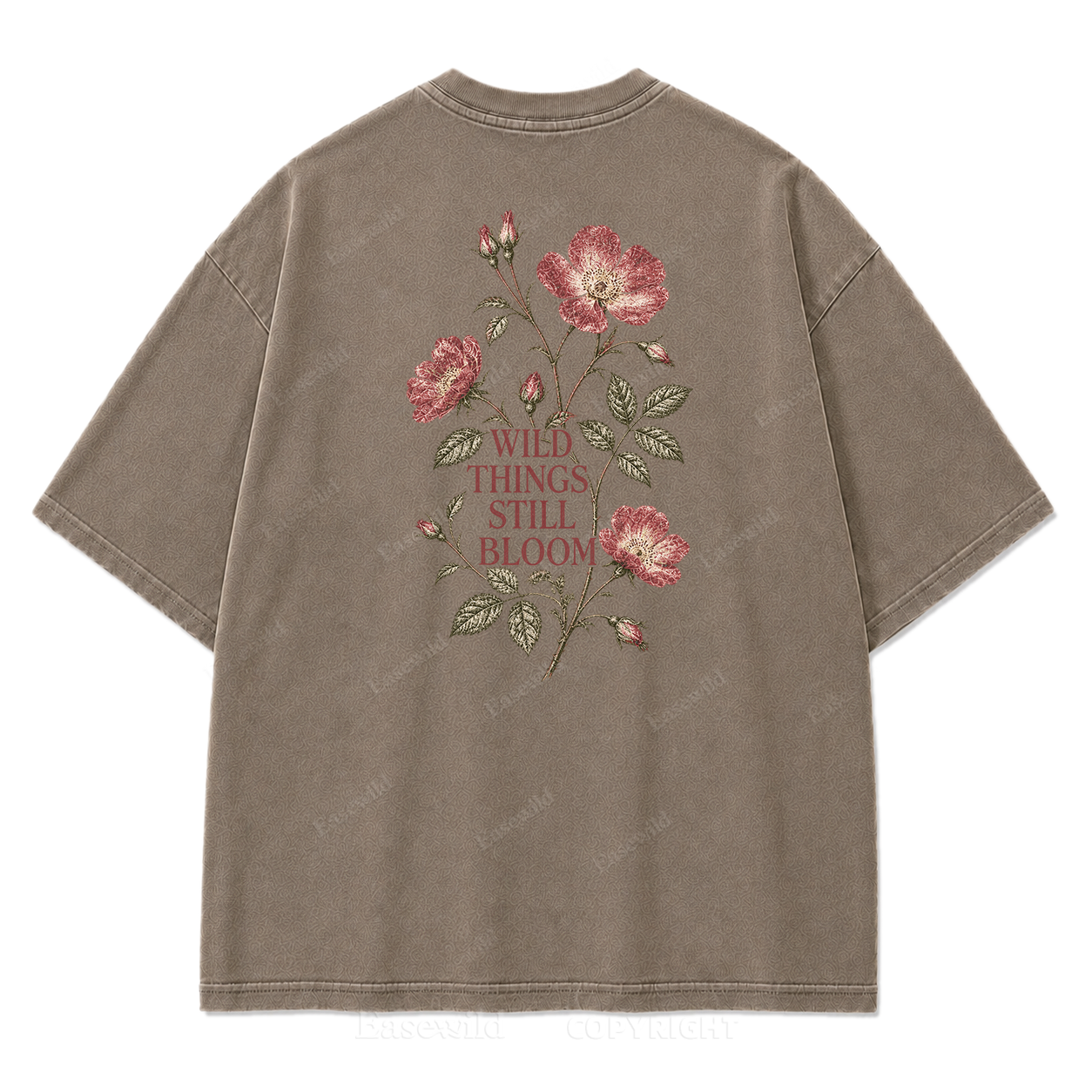 Wild Things Still Bloom Vintage Botanical Tee