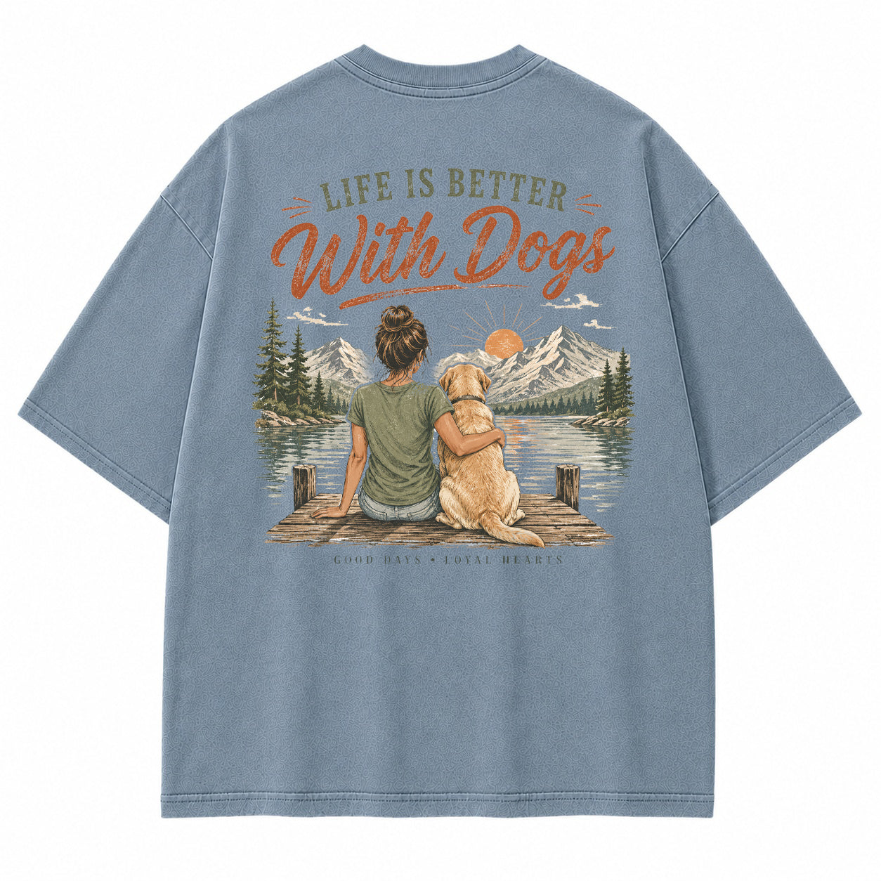 Life Is Better With Dogs Graphic T-Shirt