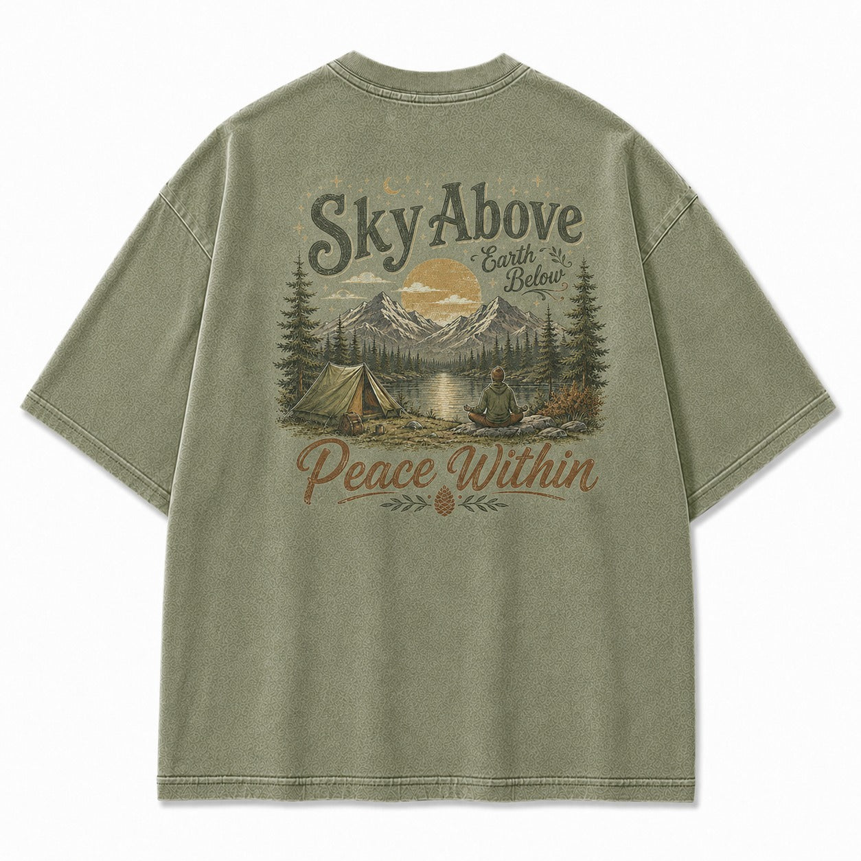 Peace Within Mountain Graphic Tee