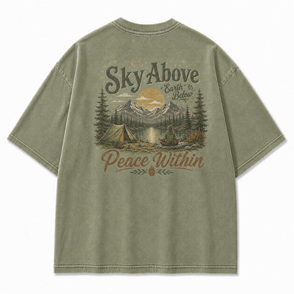 Peace Within Mountain Graphic Tee